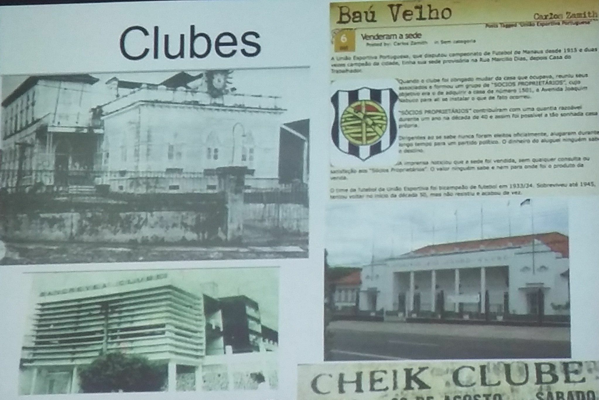Clubes surgem como estruturação cultural 